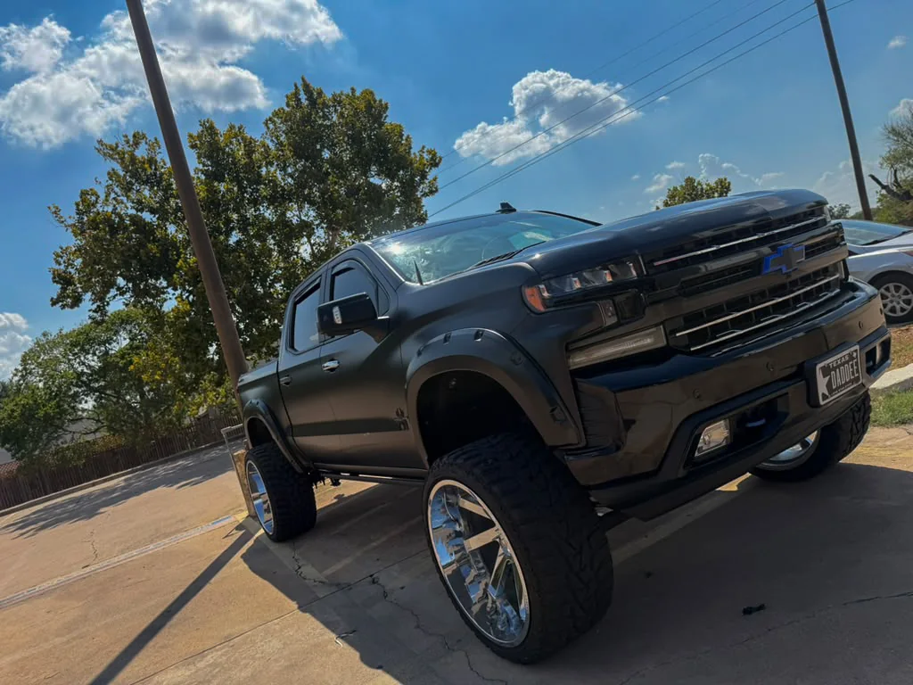 Chevrolet Black Widow Limited after its color-change wrap at Phantom